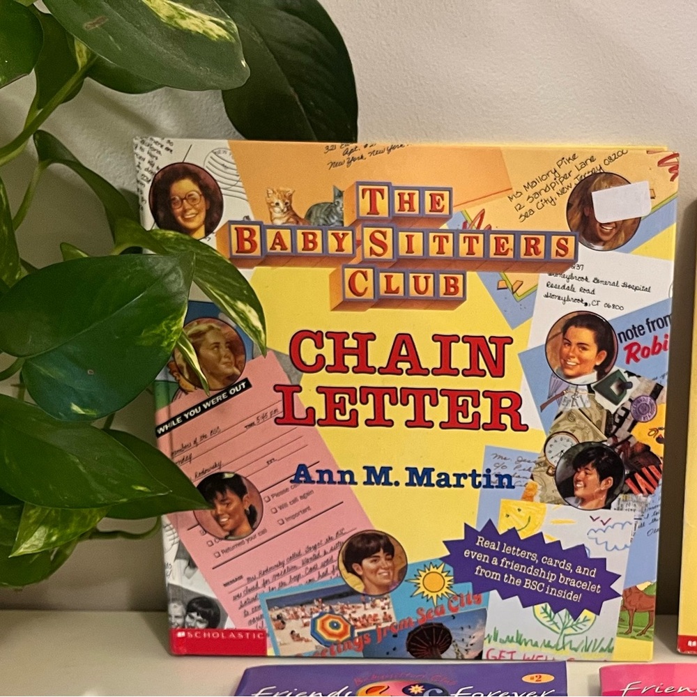 Vintage Scholastic The Baby-Sitters Club Chain Letter Hardcover